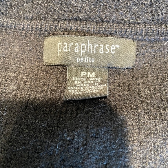 Paraphrase wool embroidered sweater jacket - Picture 8 of 8